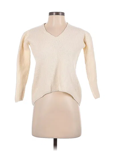 Pre-owned Madewell Wool Sweater In White