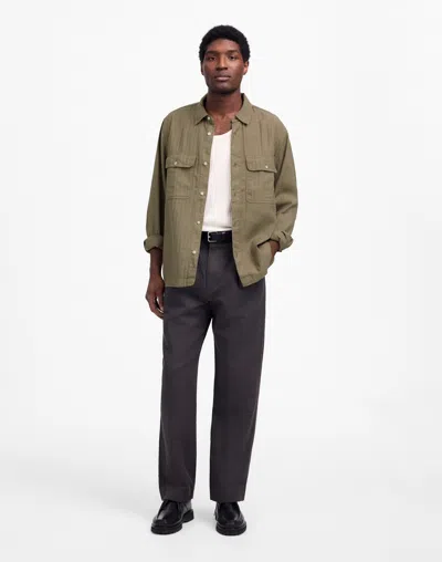 Madewell Work Shirt In Green