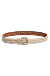 MADEWELL WOVEN LEATHER BELT