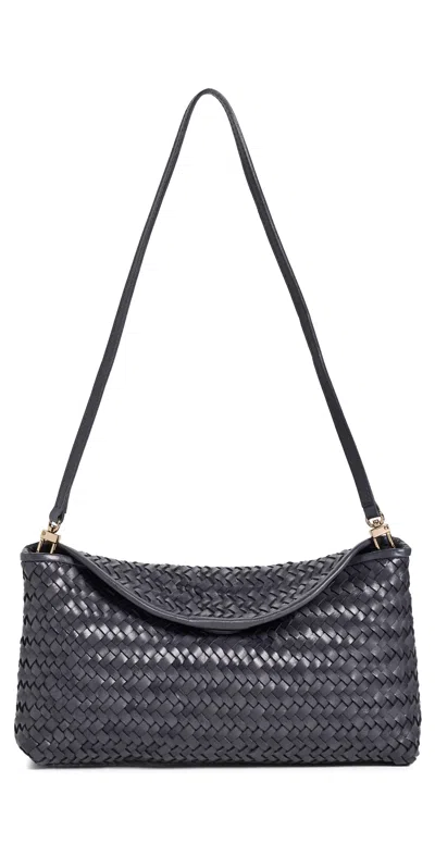 Madewell Woven Lid Top Clutch Nighttime