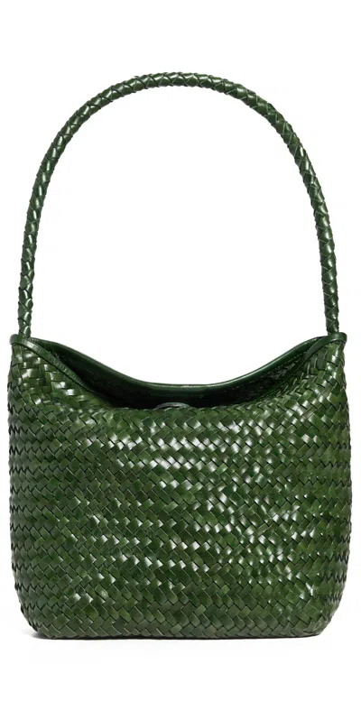Madewell Woven Shoulder Bag Golf Green