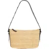 Madewell Woven Straw Shoulder Bag In Natural Multi