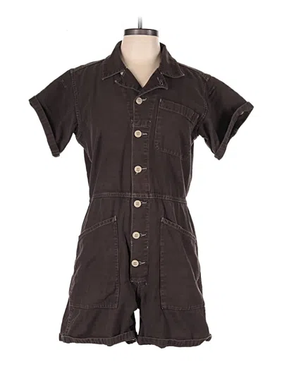 Pre-owned Madewell X As Ever Romper In Brown