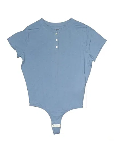Madewell X Donni Bodysuit In Blue