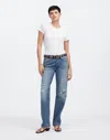 Madewell X Kaihara Denim Dean Easy Straight Jean In Greenburgh Wash