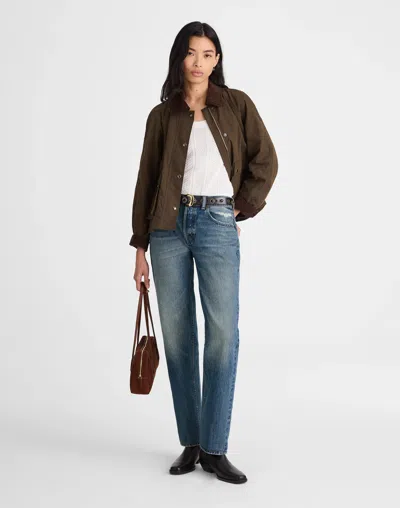 Madewell X Kaihara Denim Dean Easy Straight Jean In Multi