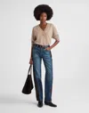 Madewell X Kaihara Denim Pieced Barrel-leg Jean In Blue