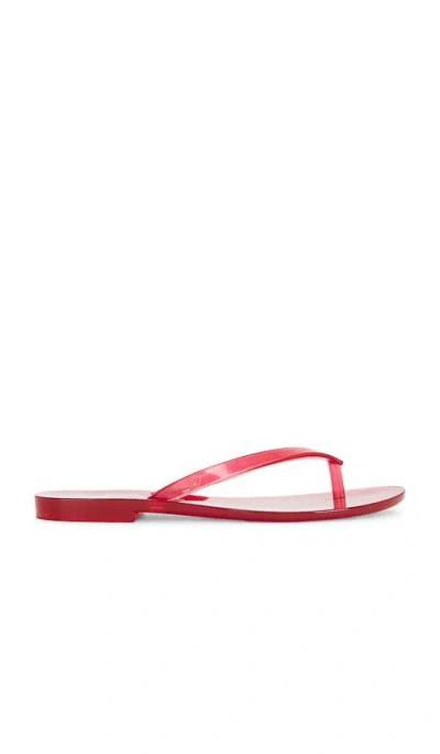Madewell X Melissa Jelly Thong Flip Flop In Red