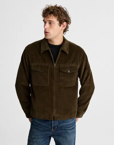 Madewell Zip-front Jacket In Green