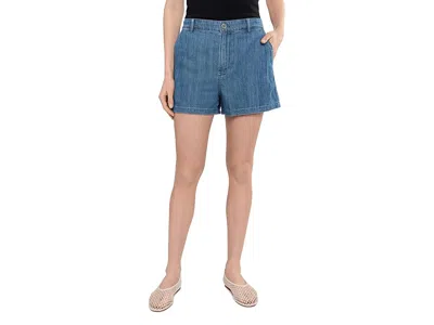 Madewell Zoe Shorts With E Back - Denim In Blue