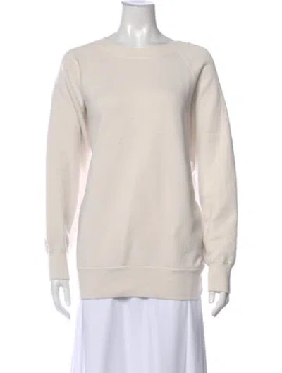 Pre-owned Madeworn Crew Neck Long Sleeve Sweatshirt In Neutral