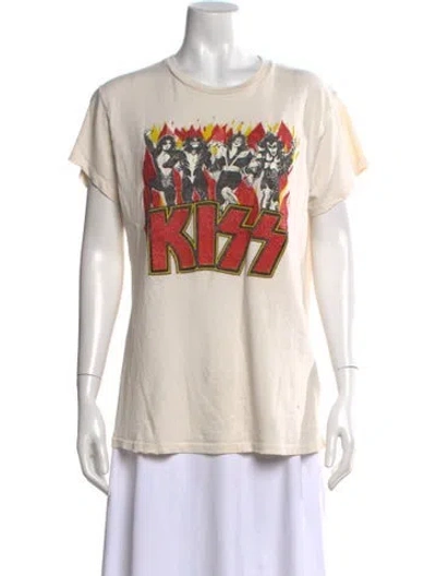 Pre-owned Madeworn Crew Neck Short Sleeve T-shirt In Neutral