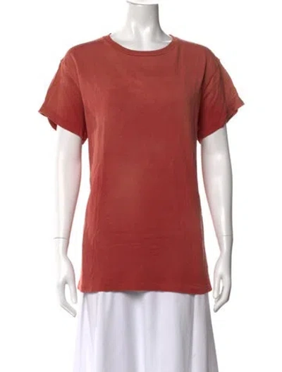 Pre-owned Madeworn Crew Neck Short Sleeve T-shirt In Orange