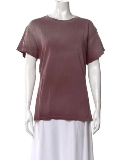 Pre-owned Madeworn Crew Neck Short Sleeve T-shirt In Purple