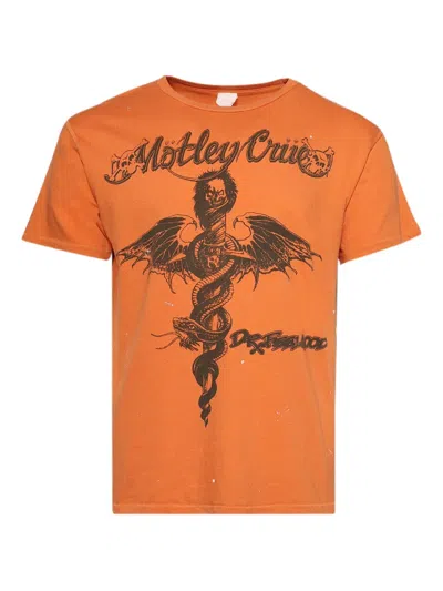 Madeworn Dragon-embellished T-shirt In Orange