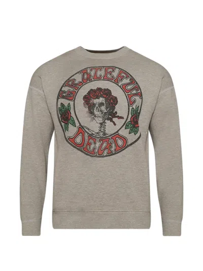 Madeworn Graphic Crew-neck Sweatshirt In Gray