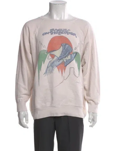Pre-owned Madeworn Graphic Print Crew Neck Pullover In Neutral