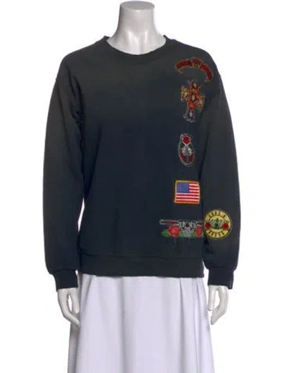 Pre-owned Madeworn Graphic Print Crew Neck Sweatshirt In Multi