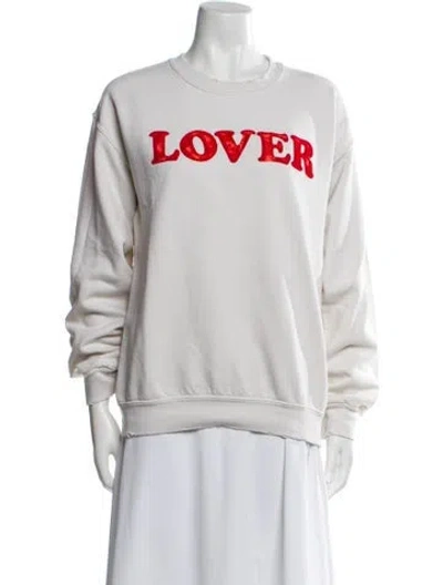 Pre-owned Madeworn Graphic Print Crew Neck Sweatshirt In Neutral