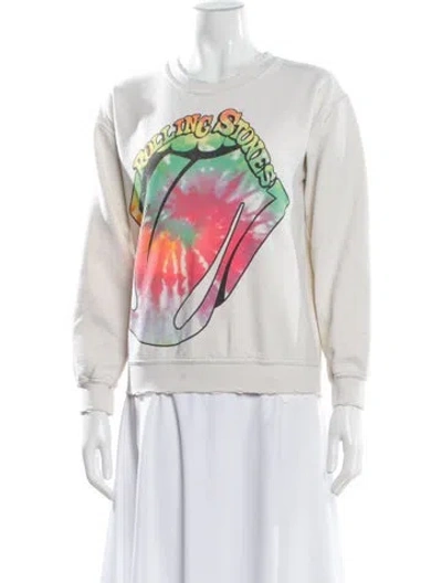 Pre-owned Madeworn Graphic Print Crew Neck Sweatshirt In Neutral