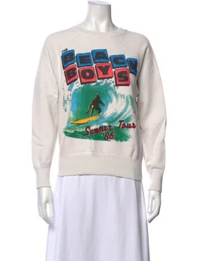 Pre-owned Madeworn Graphic Print Crew Neck Sweatshirt In Neutral