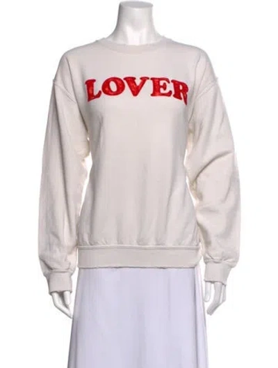 Pre-owned Madeworn Graphic Print Crew Neck Sweatshirt In Neutrals
