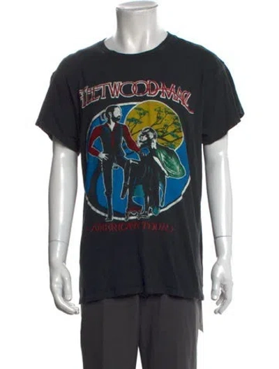 Pre-owned Madeworn Graphic Print Crew Neck T-shirt In Black