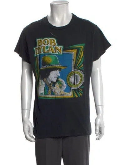 Pre-owned Madeworn Graphic Print Crew Neck T-shirt In Black