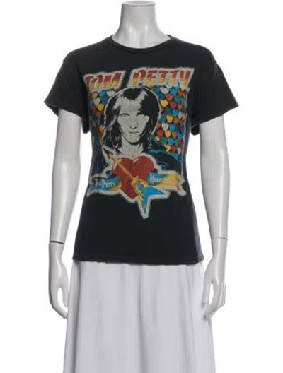 Pre-owned Madeworn Graphic Print Crew Neck T-shirt In Black