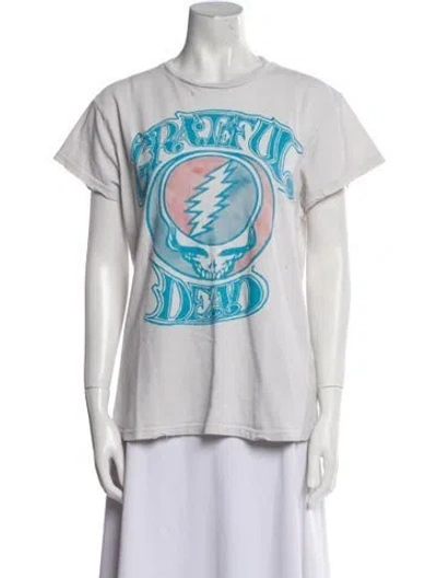 Pre-owned Madeworn Graphic Print Crew Neck T-shirt In Blue