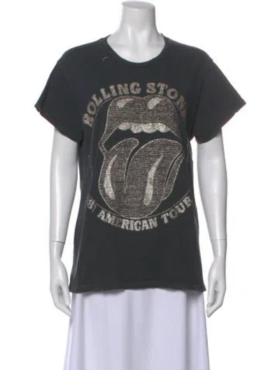 Pre-owned Madeworn Graphic Print Crew Neck T-shirt In Gray