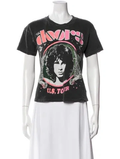 Pre-owned Madeworn Graphic Print Crew Neck T-shirt In Gray