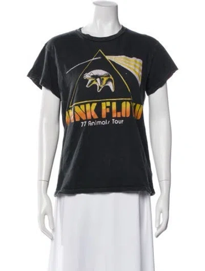 Pre-owned Madeworn Graphic Print Crew Neck T-shirt In Gray