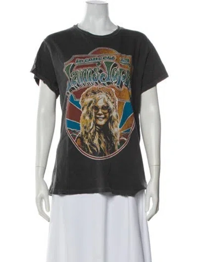 Pre-owned Madeworn Graphic Print Crew Neck T-shirt In Gray