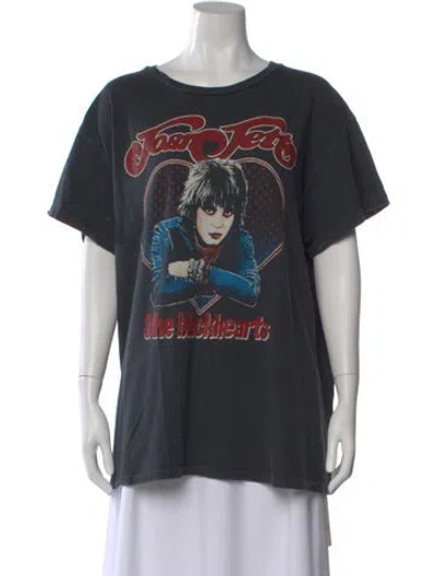Pre-owned Madeworn Graphic Print Crew Neck T-shirt In Gray
