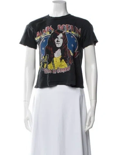 Pre-owned Madeworn Graphic Print Crew Neck T-shirt In Gray