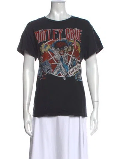 Pre-owned Madeworn Graphic Print Crew Neck T-shirt In Gray
