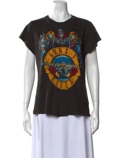 Pre-owned Madeworn Graphic Print Crew Neck T-shirt In Gray