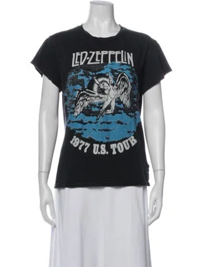 Pre-owned Madeworn Graphic Print Crew Neck T-shirt In Gray