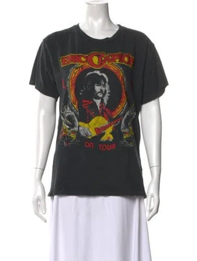 Pre-owned Madeworn Graphic Print Crew Neck T-shirt In Gray