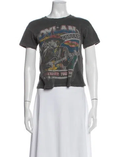 Pre-owned Madeworn Graphic Print Crew Neck T-shirt In Gray