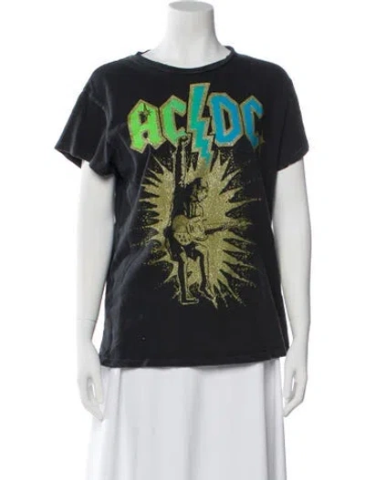 Pre-owned Madeworn Graphic Print Crew Neck T-shirt In Green