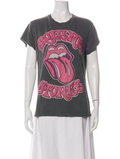 Pre-owned Madeworn Graphic Print Crew Neck T-shirt In Green