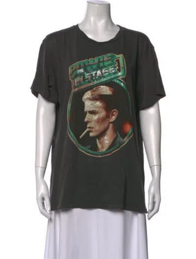 Pre-owned Madeworn Graphic Print Crew Neck T-shirt In Green
