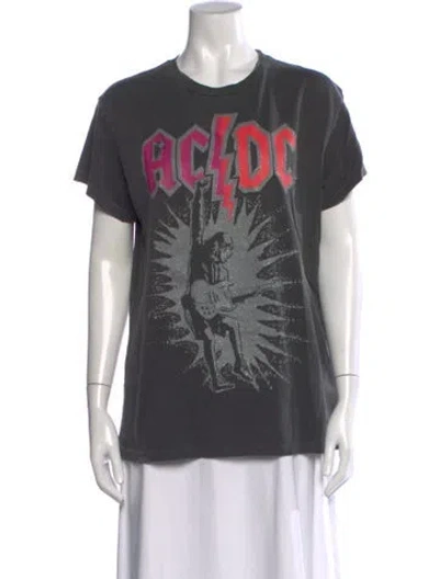 Pre-owned Madeworn Graphic Print Crew Neck T-shirt In Grey