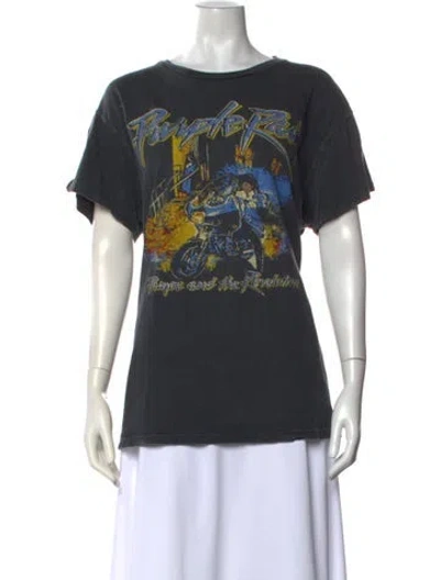 Pre-owned Madeworn Graphic Print Crew Neck T-shirt In Grey