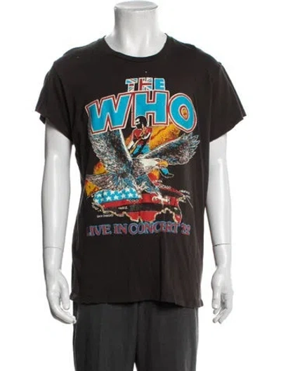 Pre-owned Madeworn Graphic Print Crew Neck T-shirt In Grey