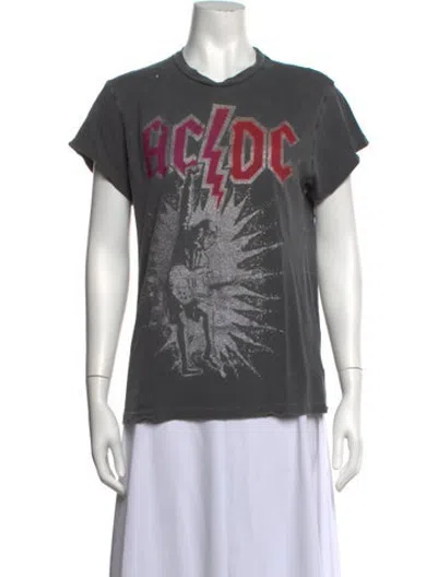Pre-owned Madeworn Graphic Print Crew Neck T-shirt In Grey