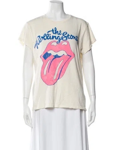 Pre-owned Madeworn Graphic Print Crew Neck T-shirt In Neutral