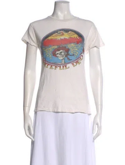 Pre-owned Madeworn Graphic Print Crew Neck T-shirt In Neutral